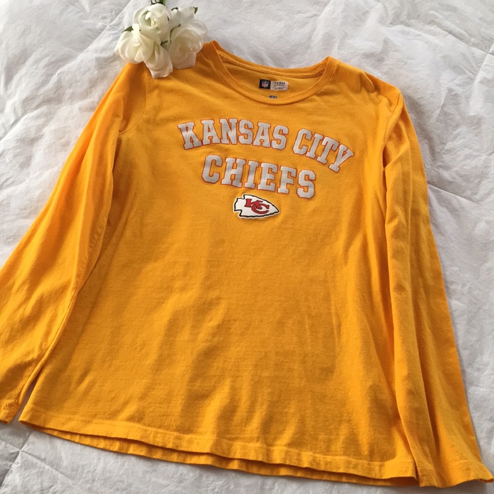 KC Chiefs Long sleeve Fitted T-shirt